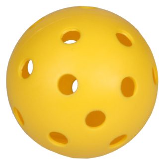 Strike floorball ball yellow variant 10094