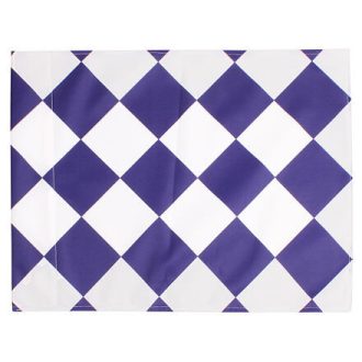 Foci sarokzászló szövet kék-fehér változat 30694