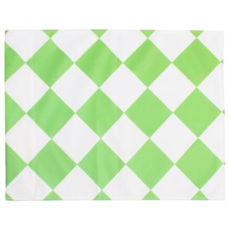 Foci sarokzászló szövet zöld-fehér változat 30697