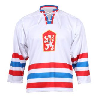   Replica CSSR Senior 1976 jégkorong mez fehér ruházat S-es méret
