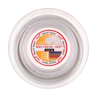Focus HEX Plus 38 tennis string 200 m white diameter 1,15