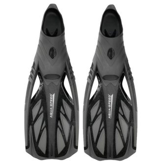 Inox diving fins black shoe size EU 42-43