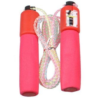    JR 33 jump rope with counter, adjustable length pink variant 25264