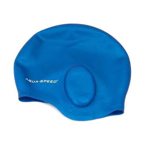 Fülbe helyezhető úszósapka, kék változat 27150