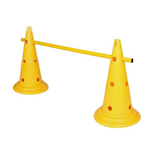 Többszínű lyukas kúp, sárga, magasság/szélesség 52 cm