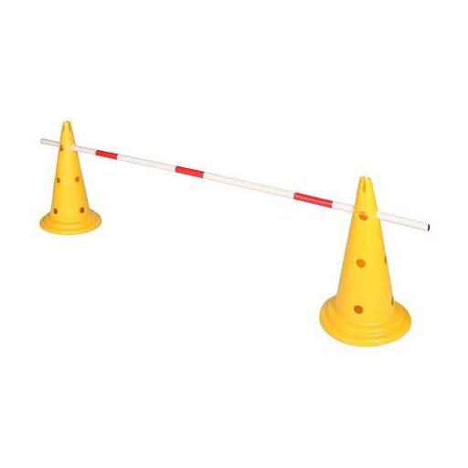 Többszínű lyukas kúp, sárga, magasság/szélesség 52 cm