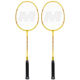Exel set badminton racket yellow variant 29695