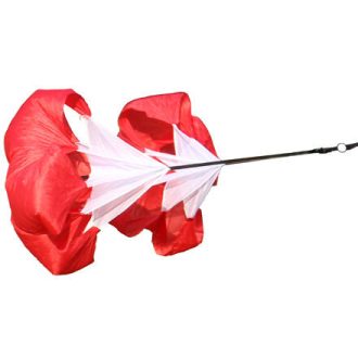   Dupla ellenállású fékező ejtőernyő piros változat 32363