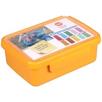 Egészséges nassolnivaló doboz sárga változat 33173
