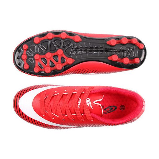Férfi stoplis focicipő, piros, 43-as méret
