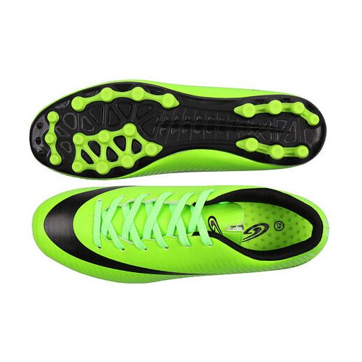Férfi stoplis focicipő, zöld, 41-es méret
