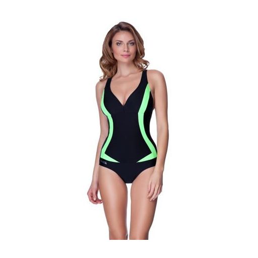 Greta női fürdőruha, zöld, 46-os méret