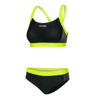 Naomi női fürdőruha, sárga, reflex ruha, 40-es méret