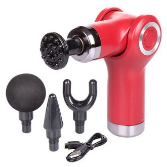   Masszázspisztoly Mini vibrációs masszázspisztoly piros változat 40357