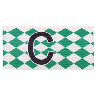 Gyémánt kapitányi karszalag zöld-fehér dimension senior