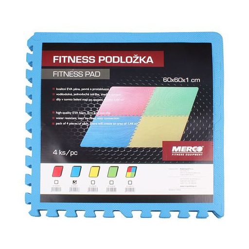 Színes Puzzle fitneszpad kék csomagolásban 4 db