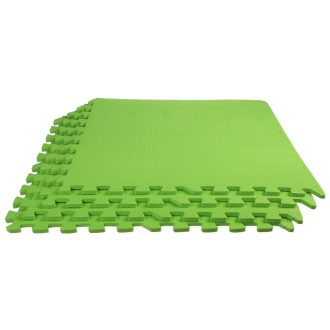 Colored Puzzle fitness pad green packaging 4 pcs