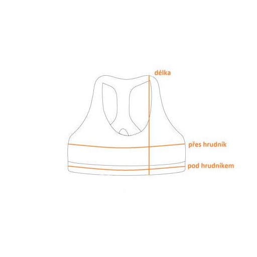 Cut Bra sportmelltartó lila ruházat M-es méret