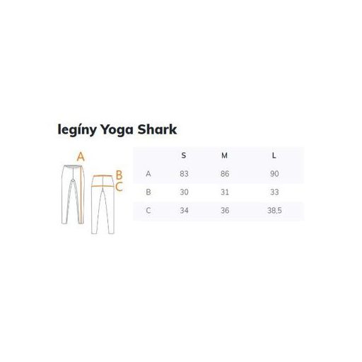 Yoga Shark sportleggings kék ruha L-es méret