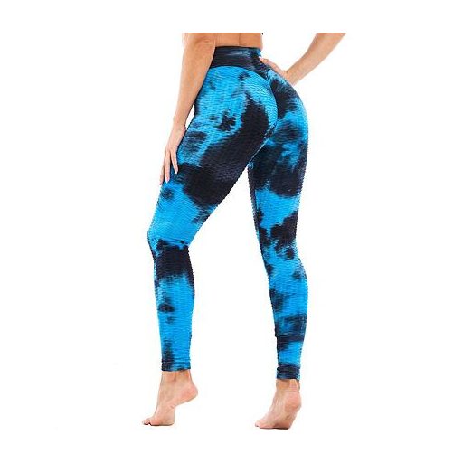 Jóga Színes sportleggings kék ruházat M-es méret