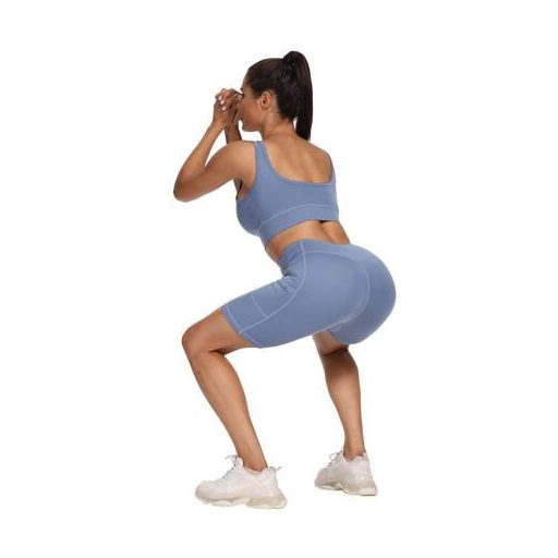 Jóga Sportos rövid leggings kék ruha S méret