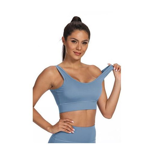 Yoga Feel sportmelltartó kék ruha L-es méret