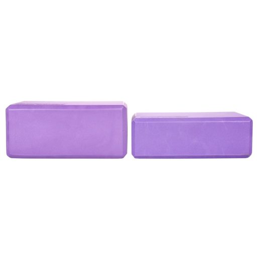 Yoga Block violet height/width 10 cm