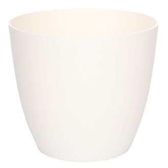 Ella Mat decorative flower pot white diameter 11 cm