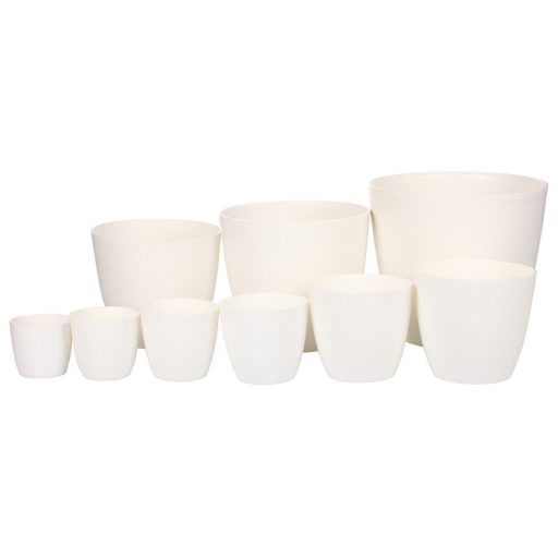 Ella Mat decorative flower pot white diameter 15 cm
