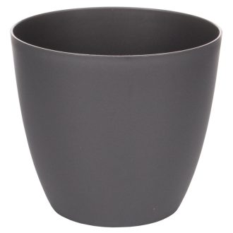 Ella Mat decorative flower pot anthracite diameter 13 cm