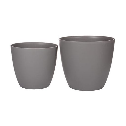 Ella Mat díszes virágcserép szürke átmérő 25 cm