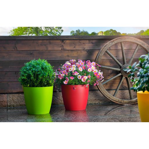 Ella Lesk decorative flower pot white diameter 13 cm