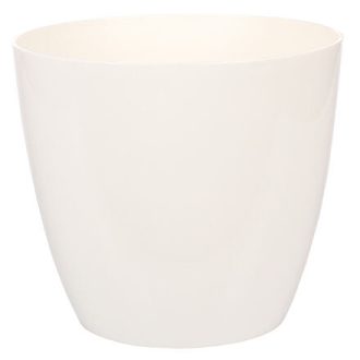 Ella Lesk díszes virágcserép fehér átmérő 18 cm