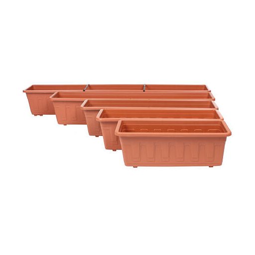 Garden window box terracotta length 80 cm
