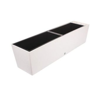 Supreme önöntözős erkélyláda fehér, hossza 75 cm