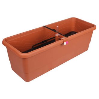   Gardenie Smart önöntöző ablakláda terrakotta hosszúság 60 cm