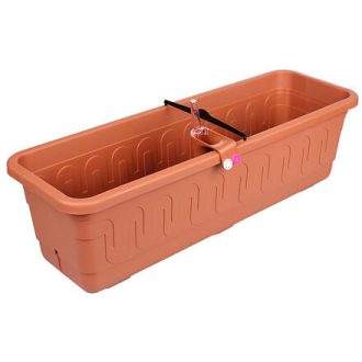   Fantazie Smart self-irrigation window box terracotta length 100 cm