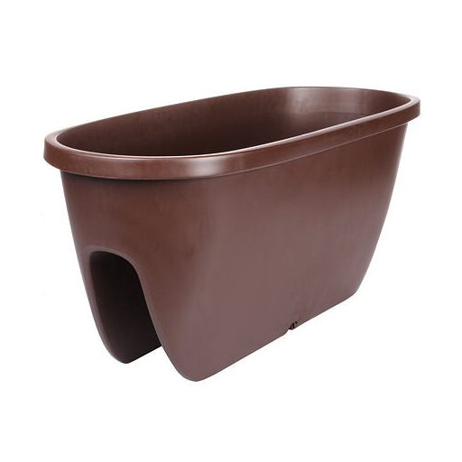 Balconia OVI korláthoz való cserép barna, hossza 60 cm