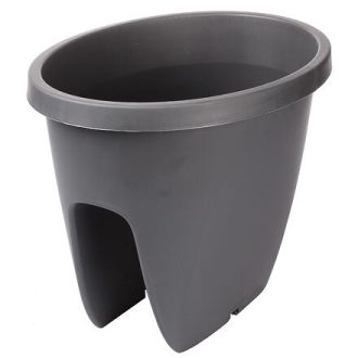 Balconia OVI antracit színű korlátcserép, hossza 30 cm