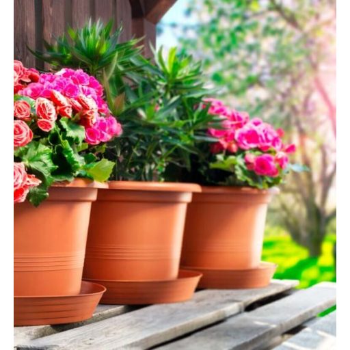 Primavera saucer for flower pot terracotta diameter 14 cm