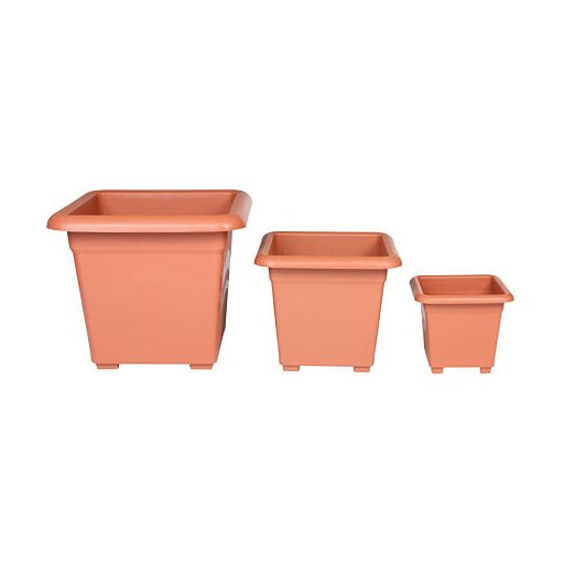 Quattro flower pot terracotta length 40 cm