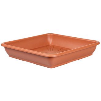   Quattro csészealj virágcserépbe terrakotta hosszúság 30 cm