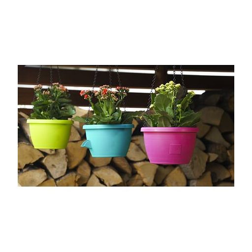 Marina függő virágcserép antracit átmérő 20 cm