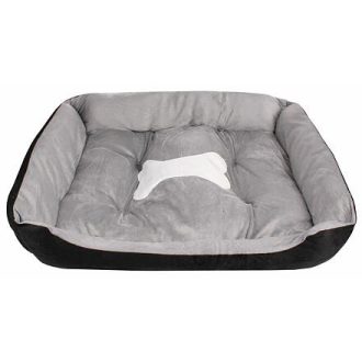 Comfy dog bed black dimension M