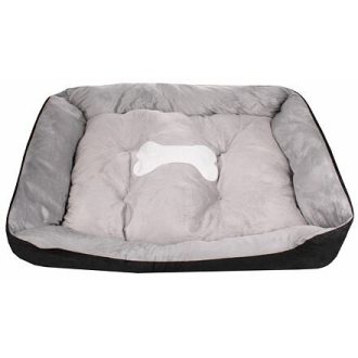 Comfy dog bed black dimension L