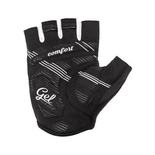 Liana kerékpáros kesztyű fekete-rózsaszín ruházat S-es méret