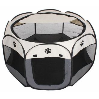 Pet Octagonal pet fence white-grey variant 42940
