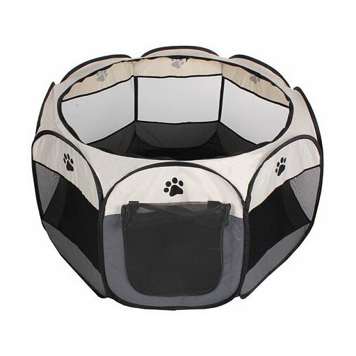 Pet Octagonal pet fence white-grey variant 42940