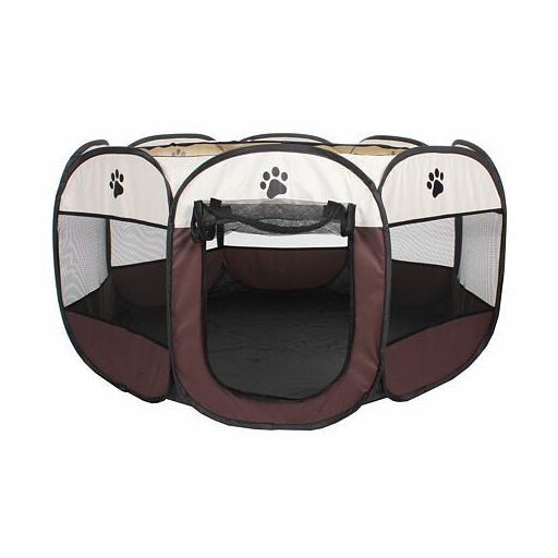 Pet Octagonal pet fence brown variant 42941