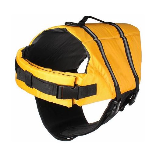 Dog Swimmer mentőmellény kutyáknak, sárga ruházat, XL méret